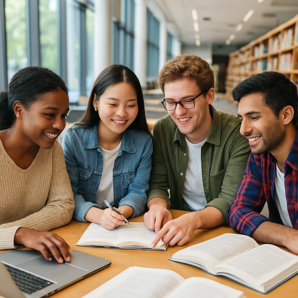 Students Studying